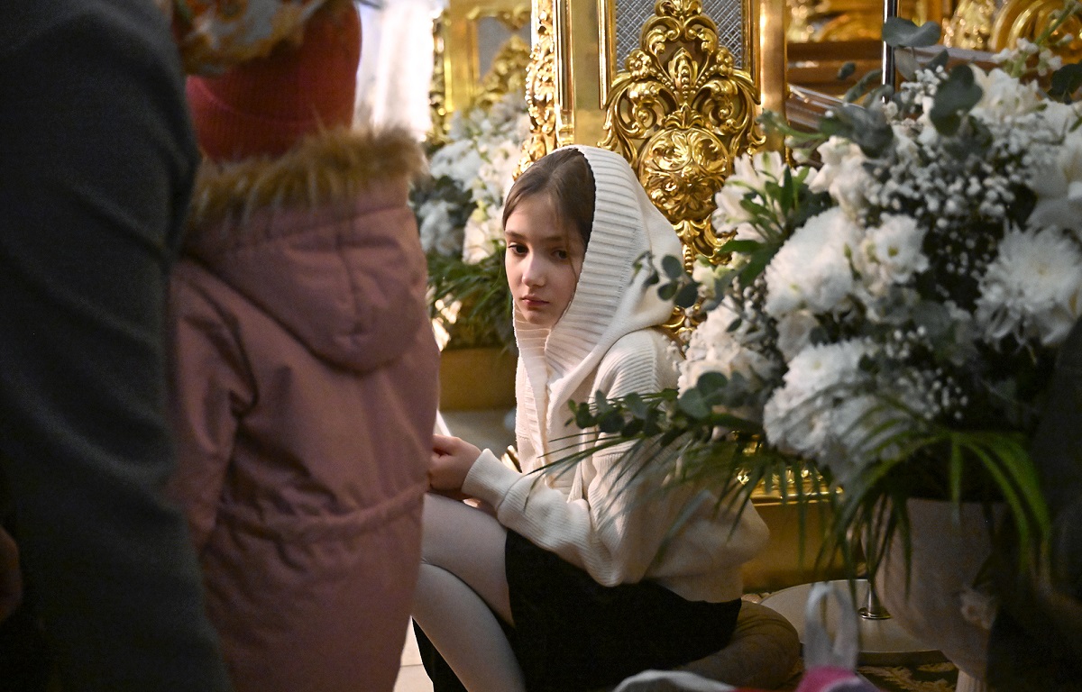 Глава Тверской области Виталий Королев встретил Светлую Пасху вместе с прихожанами Спасо-Преображенского собора