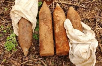 В Тверской области обезвредили пять снарядов времён войны снарядов