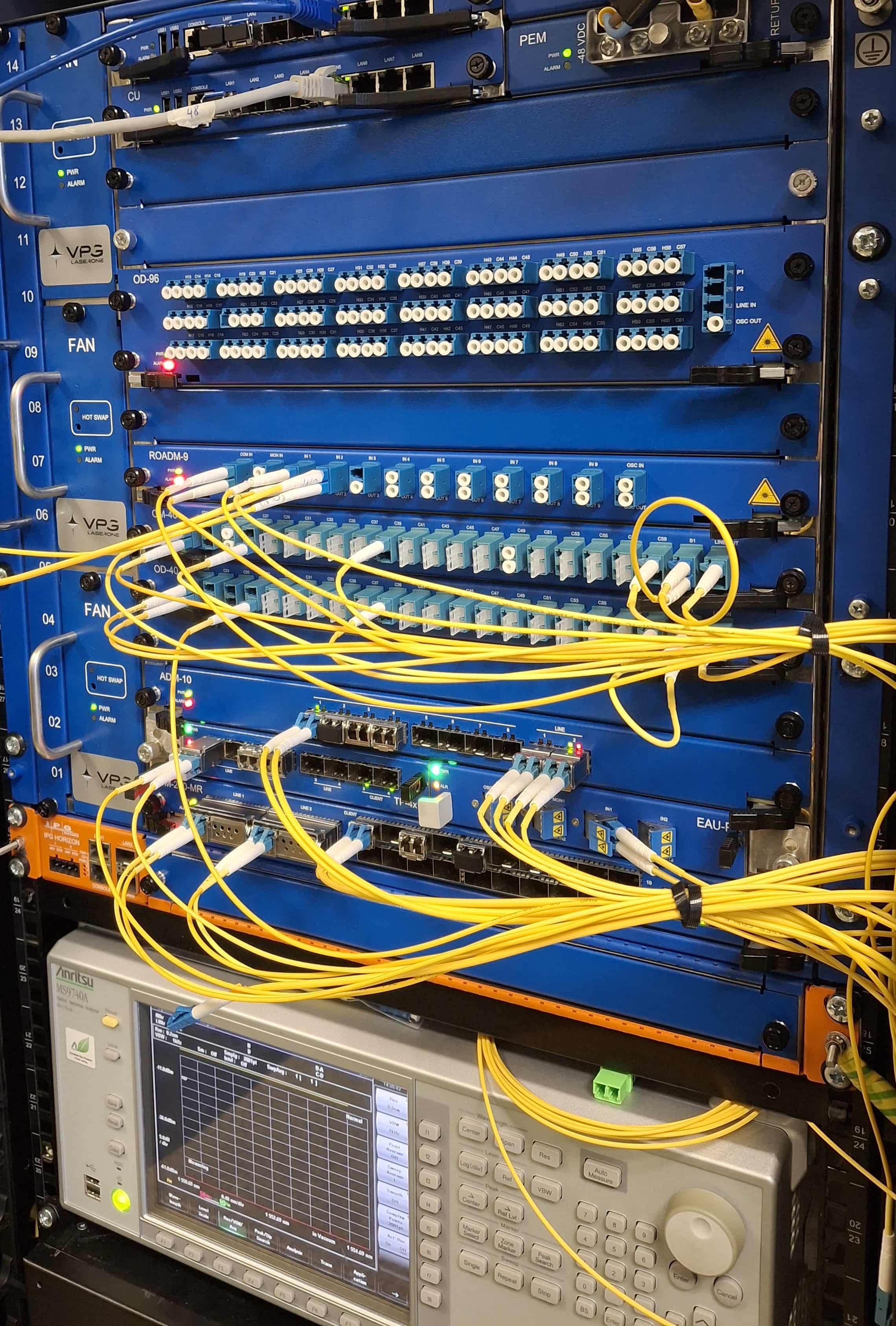 «Ростелеком» завершил испытания российского DWDM-оборудования на своей магистральной сети