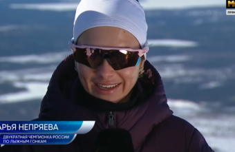 Тверская лыжница Дарья Непряева завоевала серебро «Большого Вудъявра» серебо