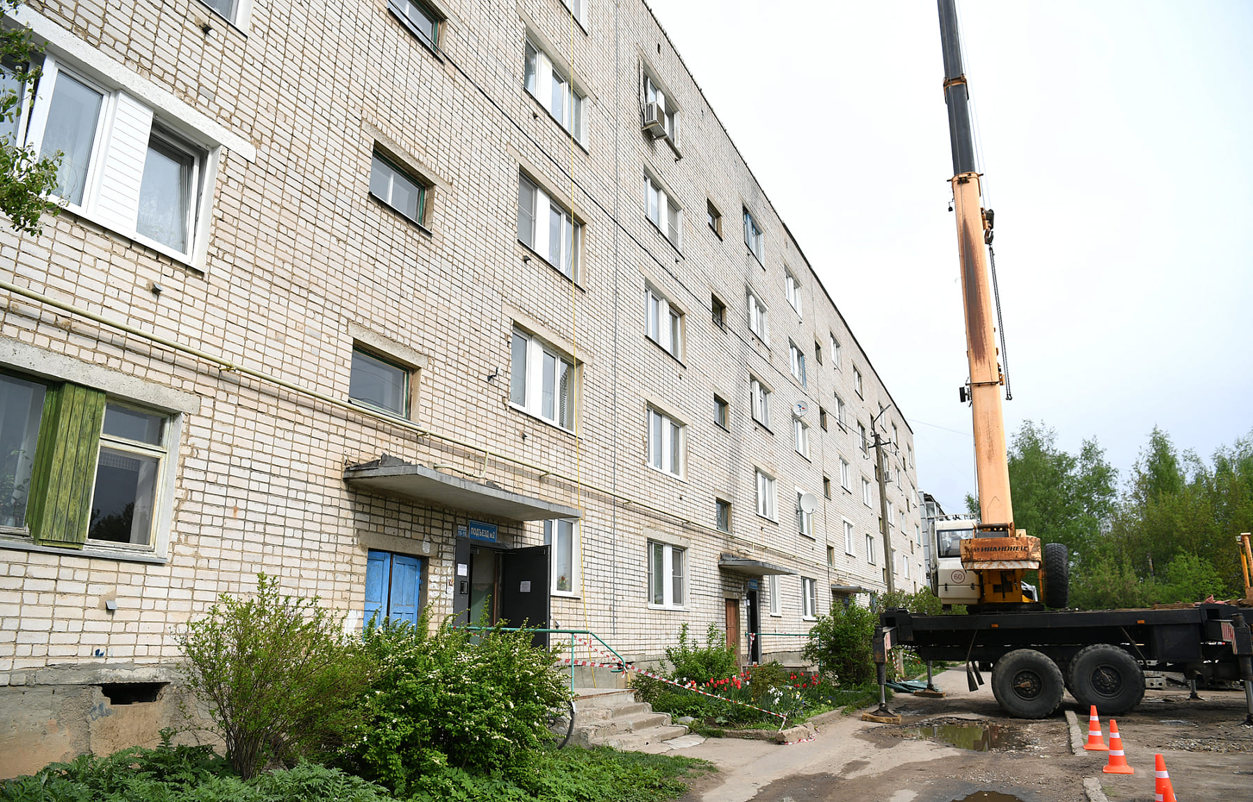 Мы даже не ожидали: жителей пострадавшего дома во Ржеве приятно удивила скорость работ