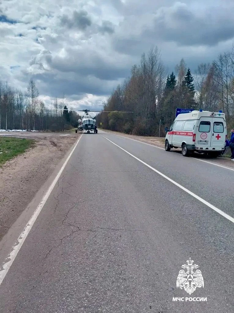 вертолёте