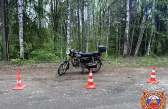 Водитель мопеда пострадал в ДТП под Тверью мопеда