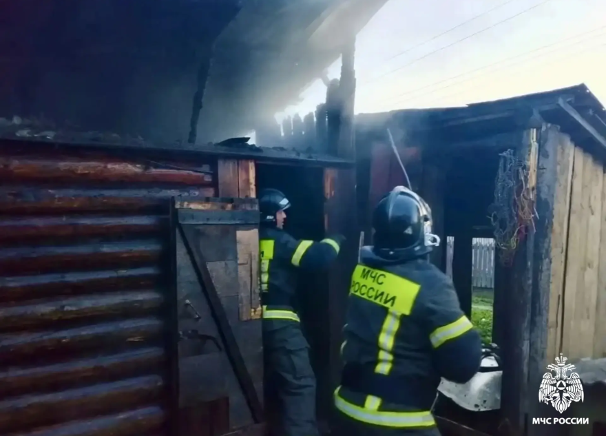 В Тверской области удалось спасти жилой дом от пожара