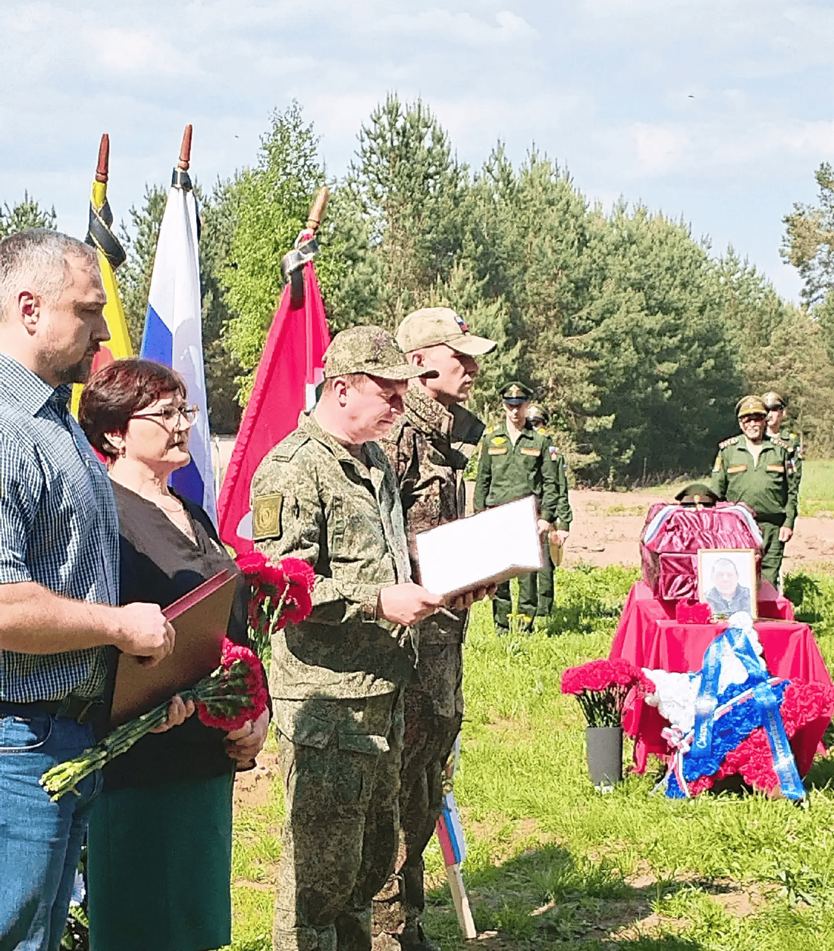 В Тверской области простились с воином-афганцем