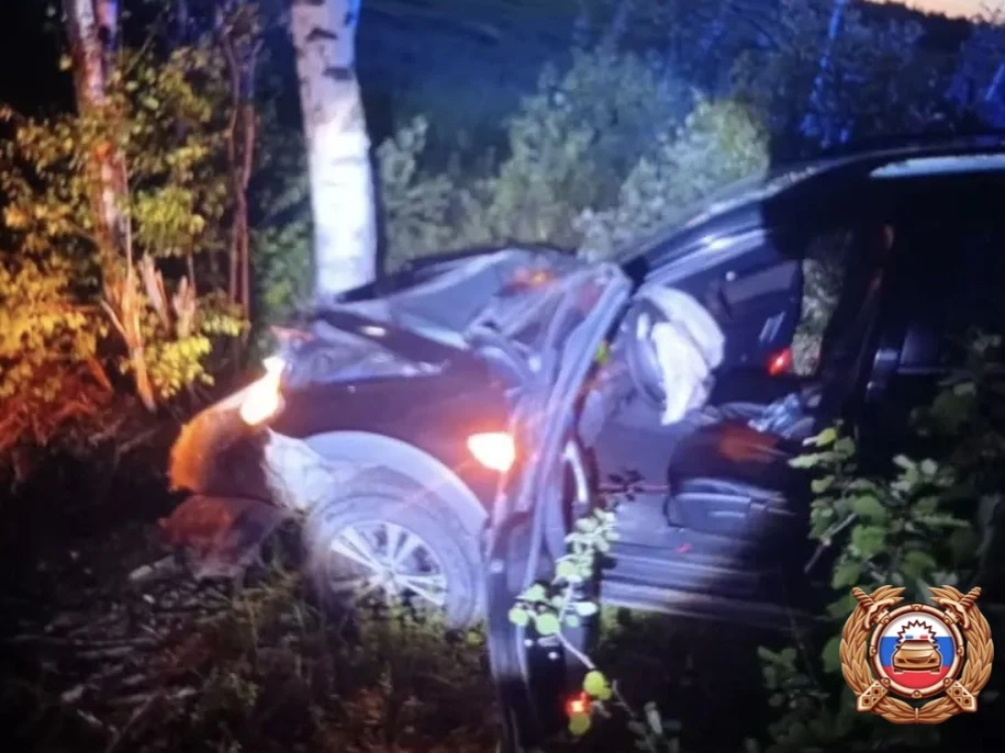 Автомобиль Chevrolet врезался в дерево в Тверской области