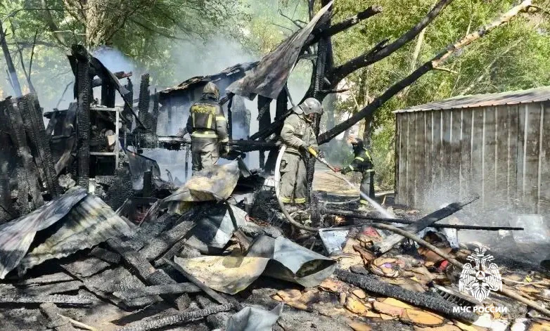 В центральном районе Твери произошел пожар