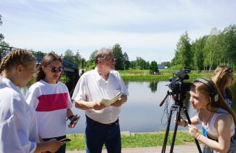 Школьники из Вышнего Волочка снимают фильм об операторе БПЛА Дарье Трофимовой фильм