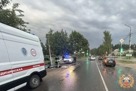 38-летний мотоциклист пострадал в ДТП в Тверской области мотоциклист