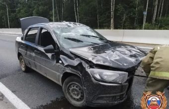 Водитель "Гранты" скончался на месте ДТП в Тверской области скончался