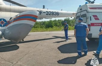 Пациентов экстренно доставили в Тверь на вертолете санитарной авиации