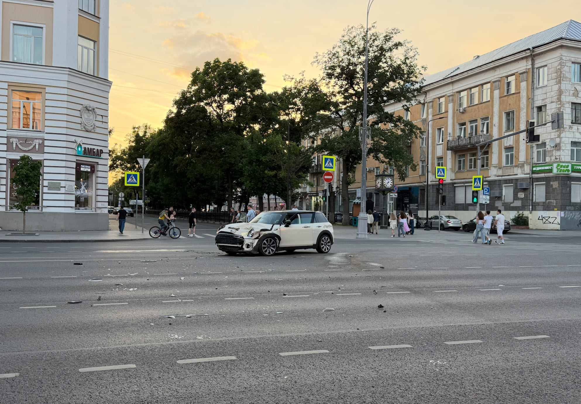 В центре Твери произошло серьезное ДТП
