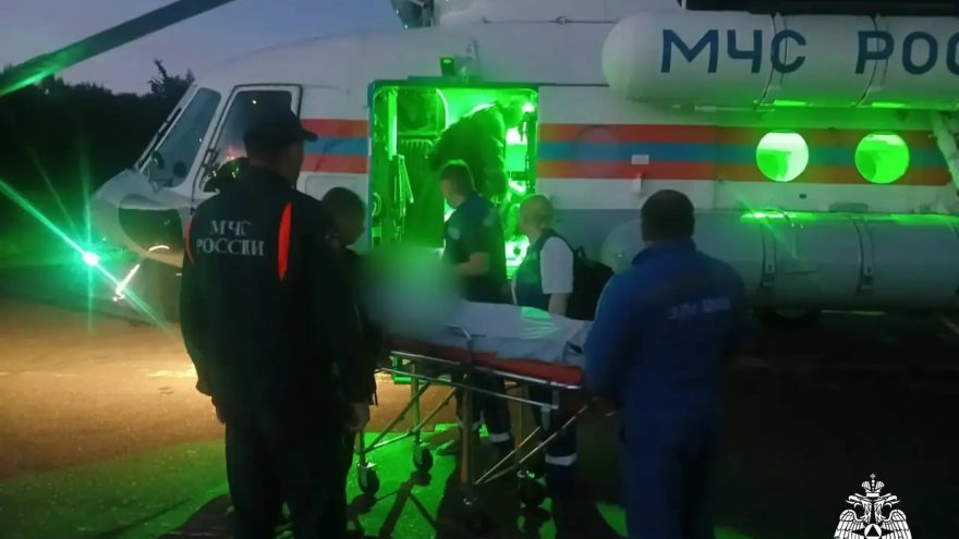Ребёнка доставили в Тверь на вертолёте санитарной авиации