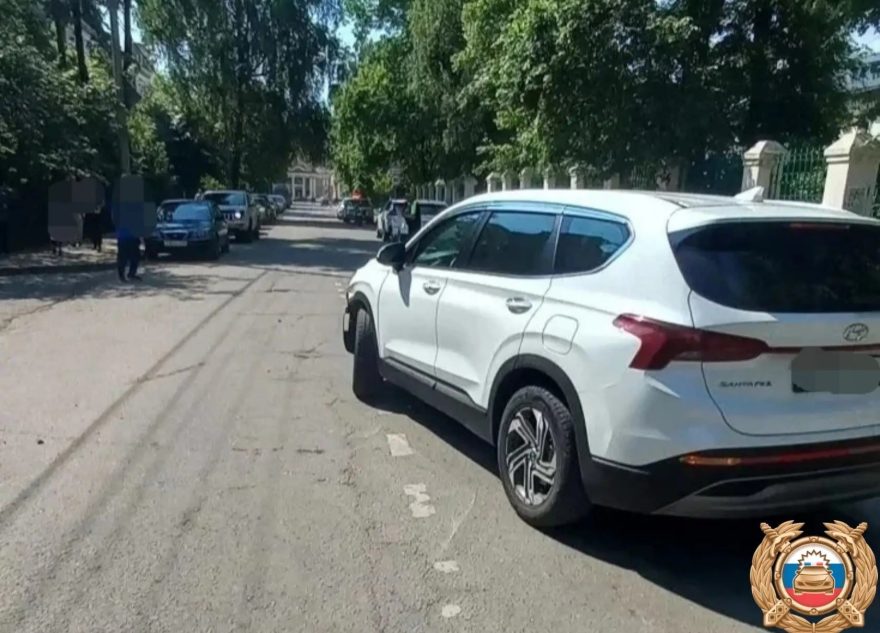 мотоциклистку