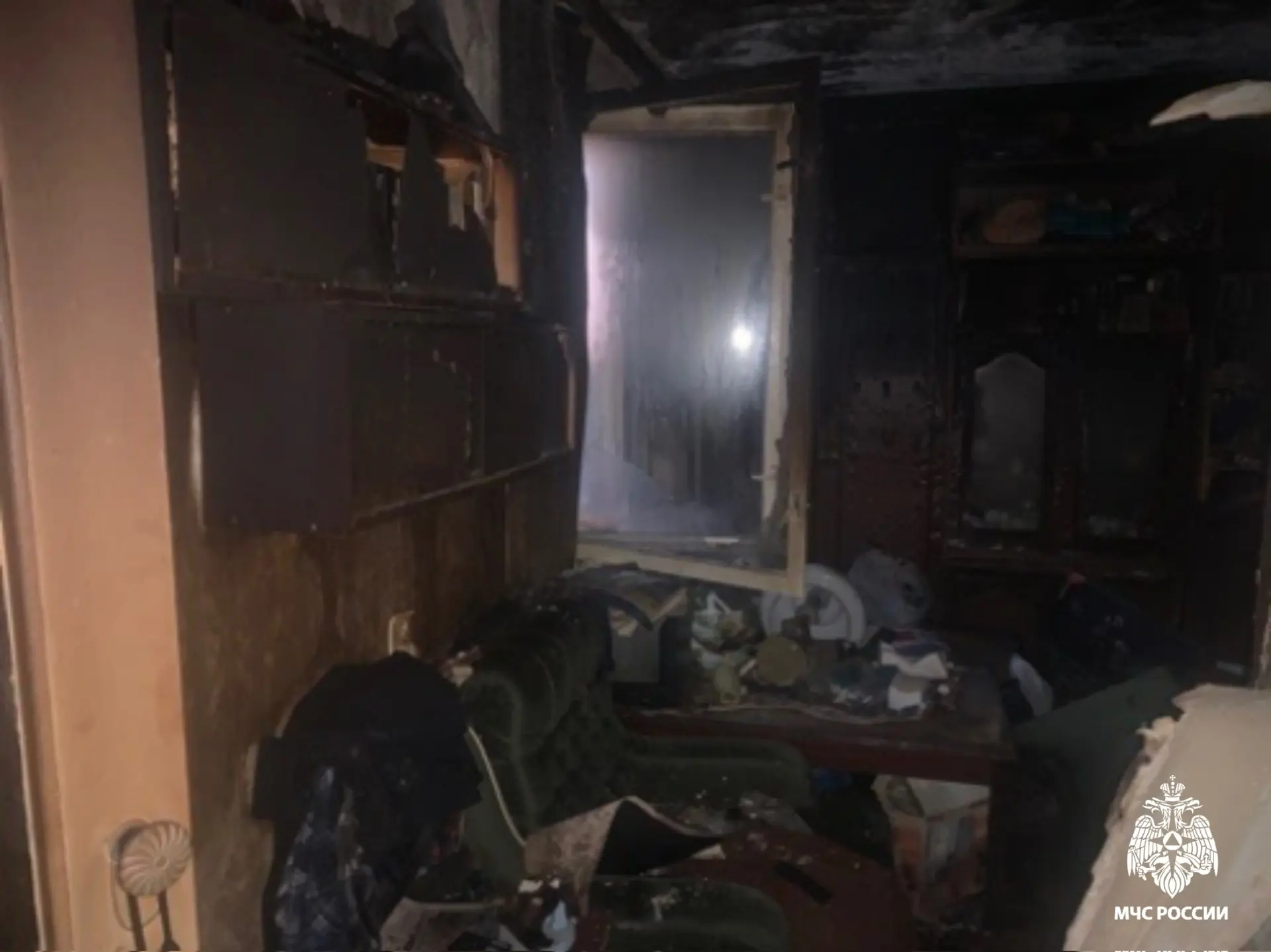 В Тверской области на пожаре погиб человек