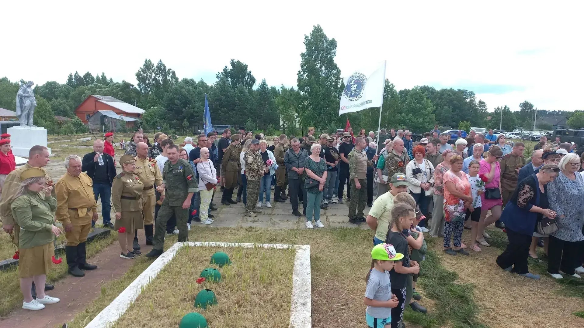 В Тверской области прошли торжественные церемонии перезахоронения советских воинов, приуроченные ко Дню памяти и скорби