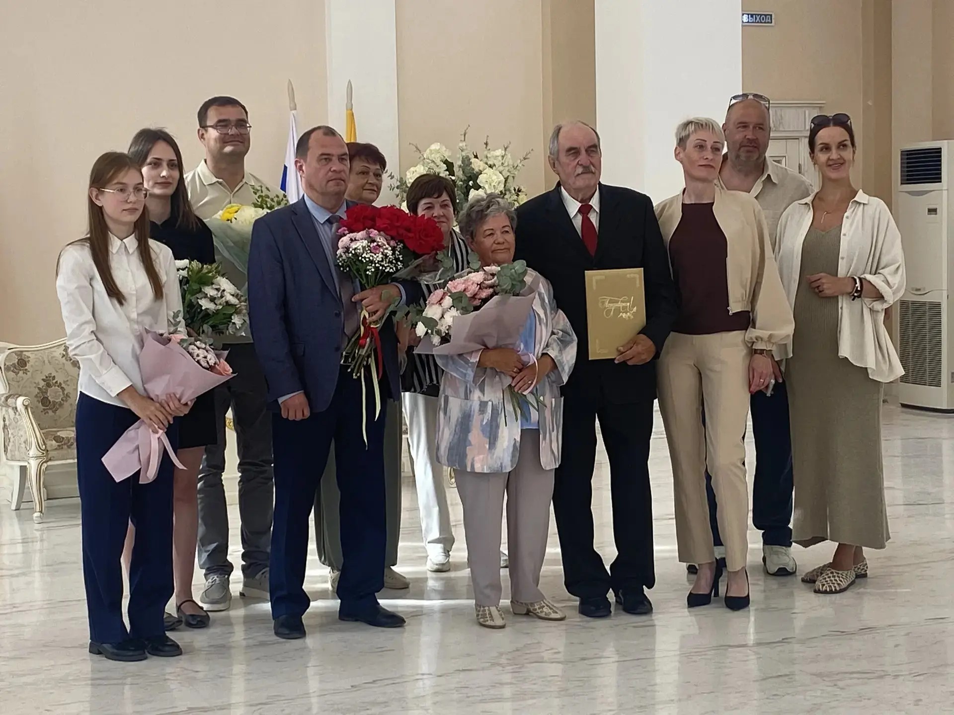 В Твери чествовали золотых юбиляров семейной жизни