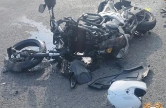 Появились подробности столкновения УАЗа и мотоцикла в Тверской области УАЗа