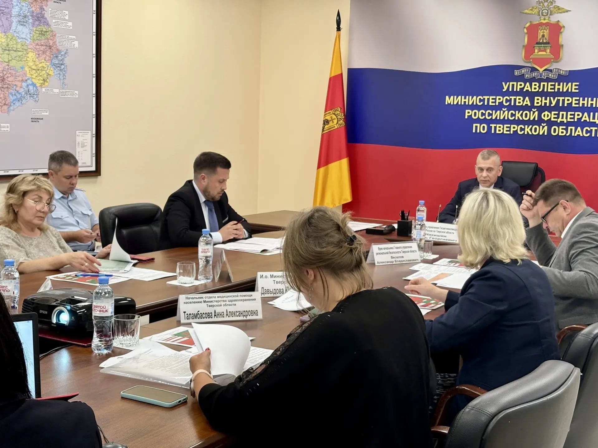 В Тверской области состоялся межведомственный круглый стол по вопросам безопасности дорожного движения