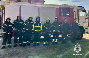 Ржевские огнеборцы спасли двух человек на пожаре пожаре
