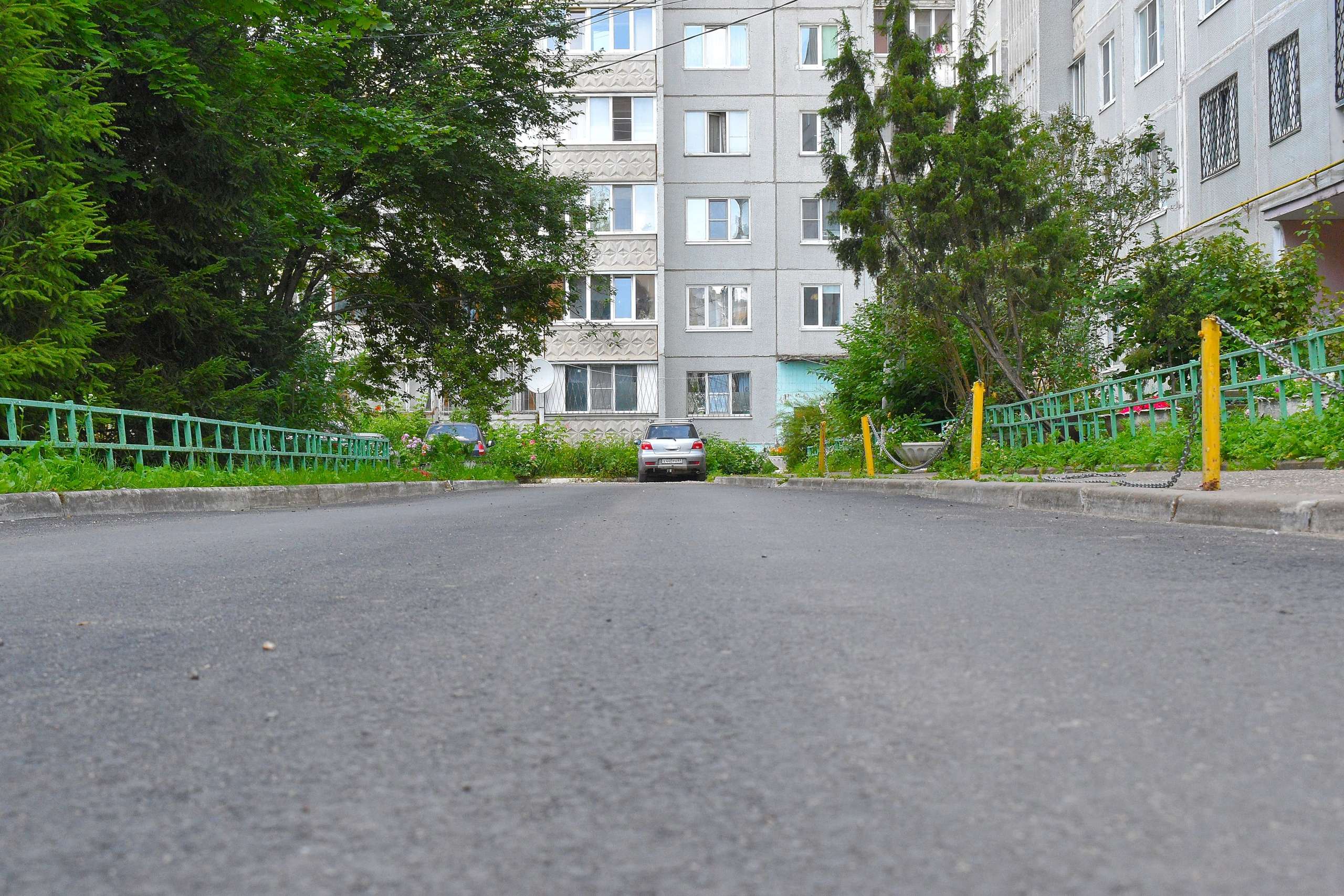 В Московском районе Твери продолжается приемка отремонтированных дворов