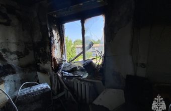 В Тверской области потушили пожар в квартире квартире