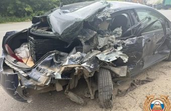 В Твери столкнулись Volkswagen и грузовой поезд поезд