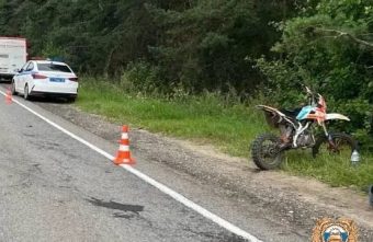 15-летний водитель питбайка пострадал в ДТП под Тверью питбайка