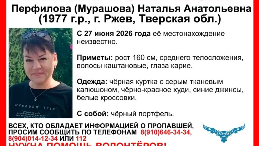 В Тверской области продолжаются поиски женщины с черным портфелем