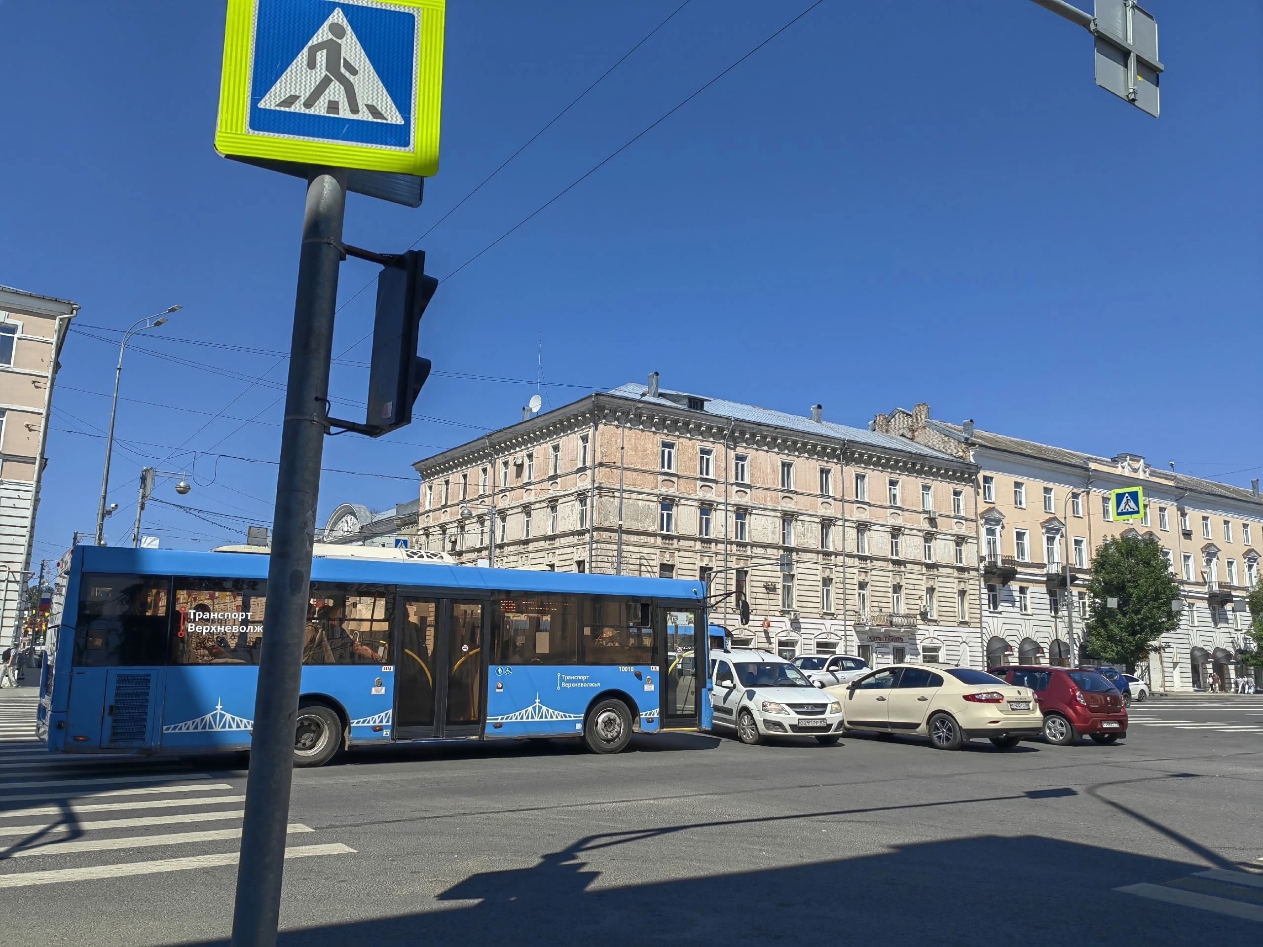 В центре Твери не работают светофоры