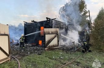 В Тверской области сгорел дачный дом Тверской