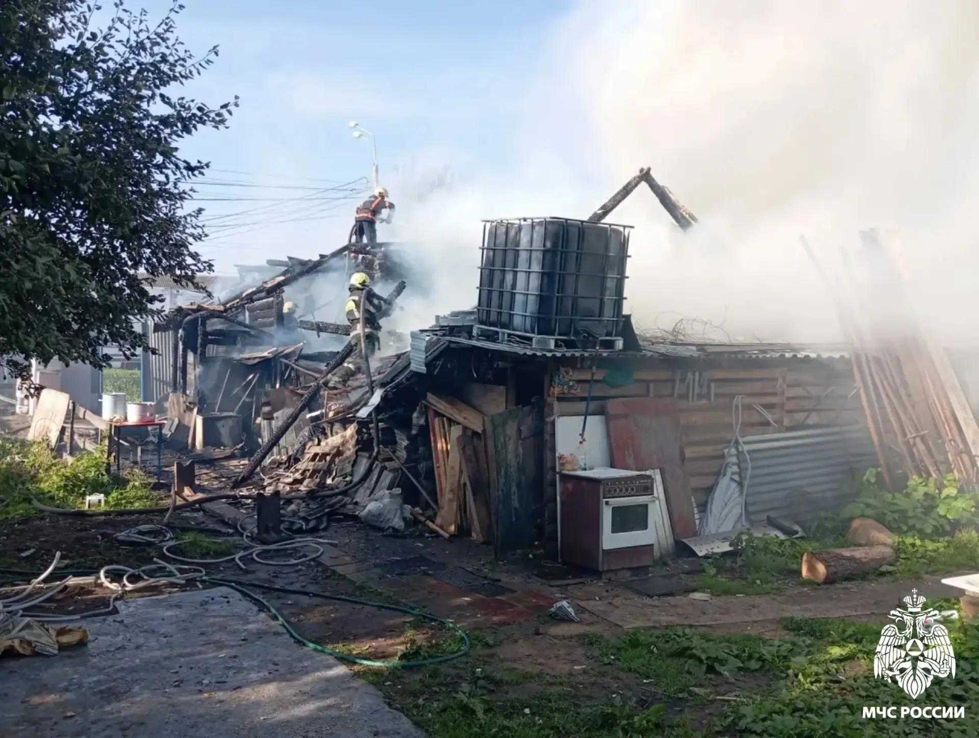 Проводка стала причиной пожара в Тверской области
