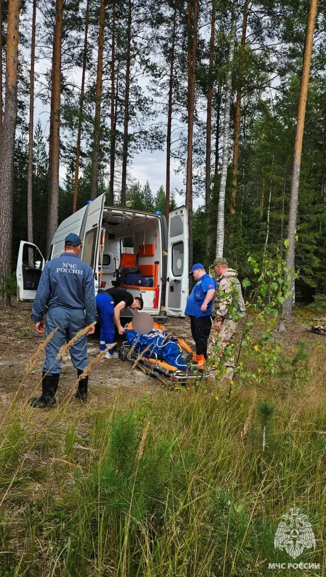Спасатели помогли выбраться мужчине из леса в Тверской области