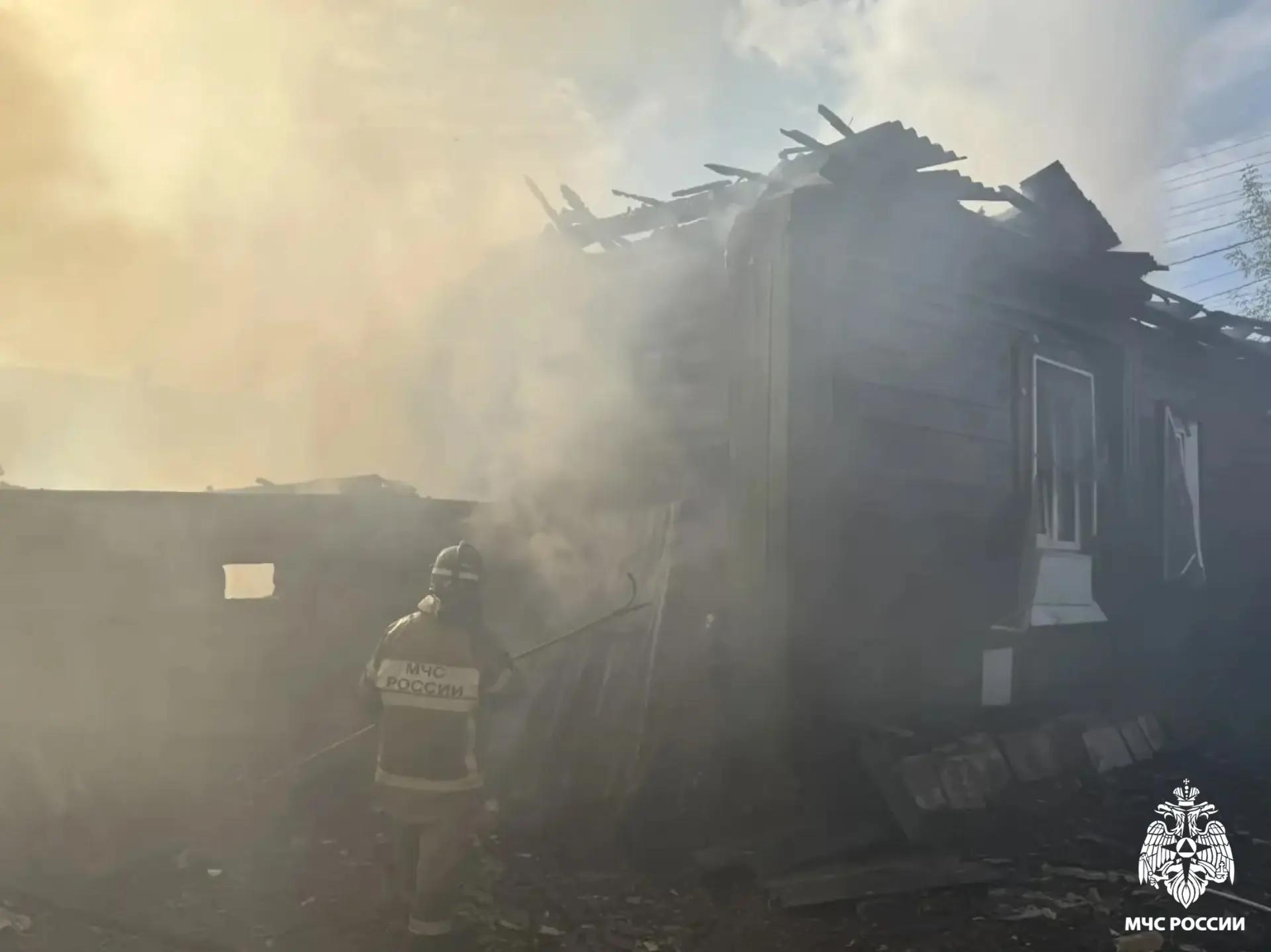 Проводка стала причиной пожара в Тверской области