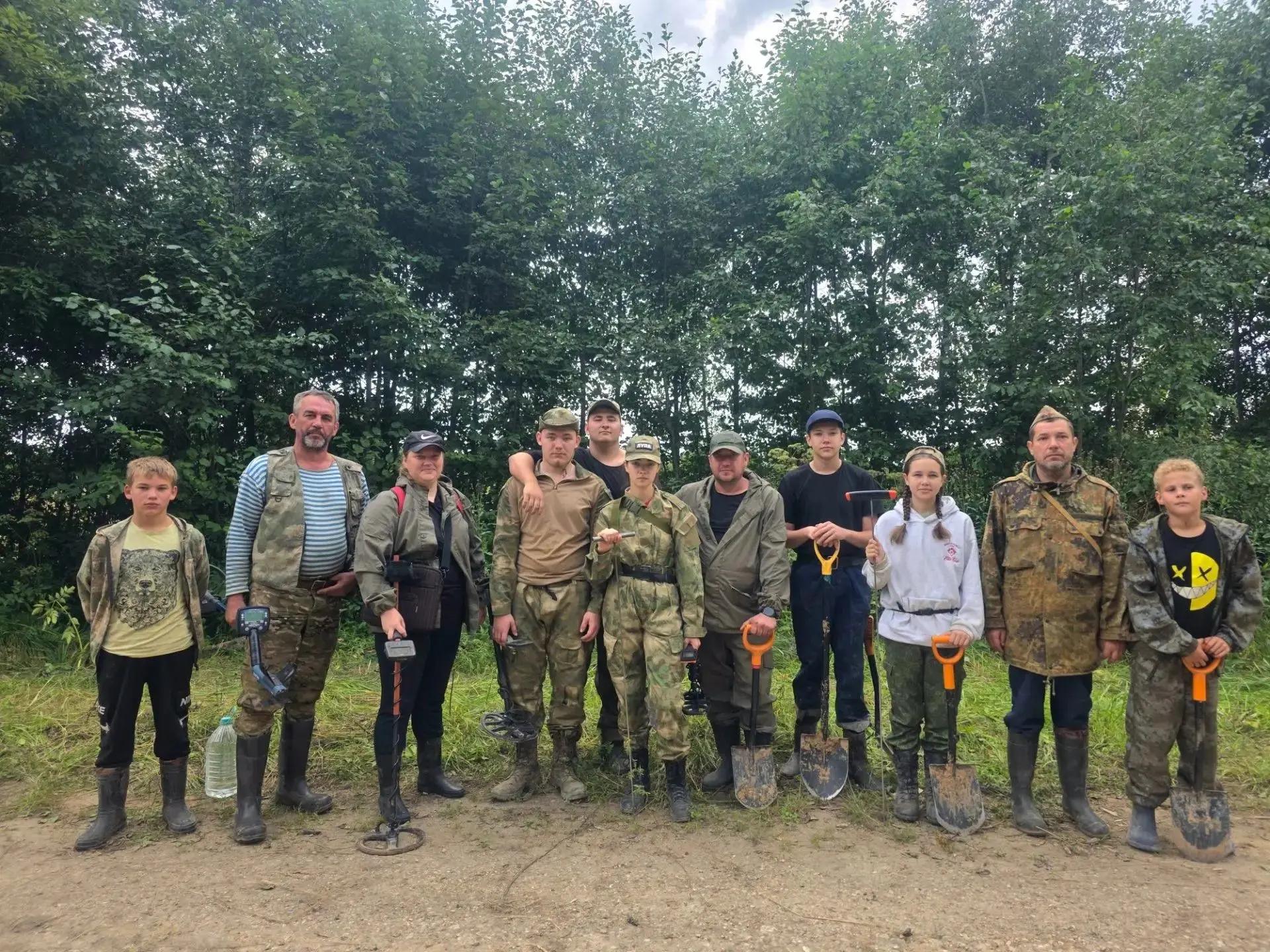 В Тверской области подняли останки трёх красноармейцев