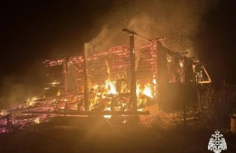 На пожаре в Тверской области пострадала женщина пожаре