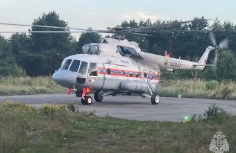 Ребенка доставили в Тверь на вертолете санитарной авиации авиации
