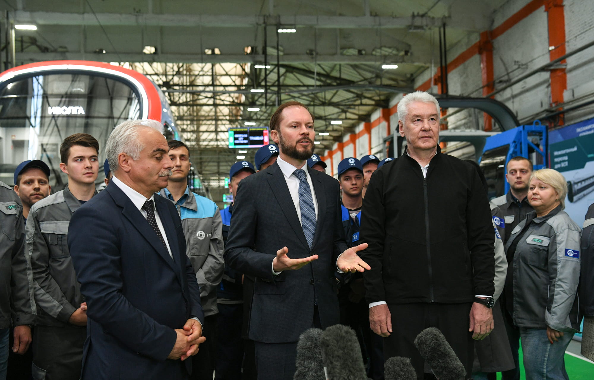 Виталию Королеву и Сергею Собянину представили передовую продукцию Тверского вагоностроительного завода