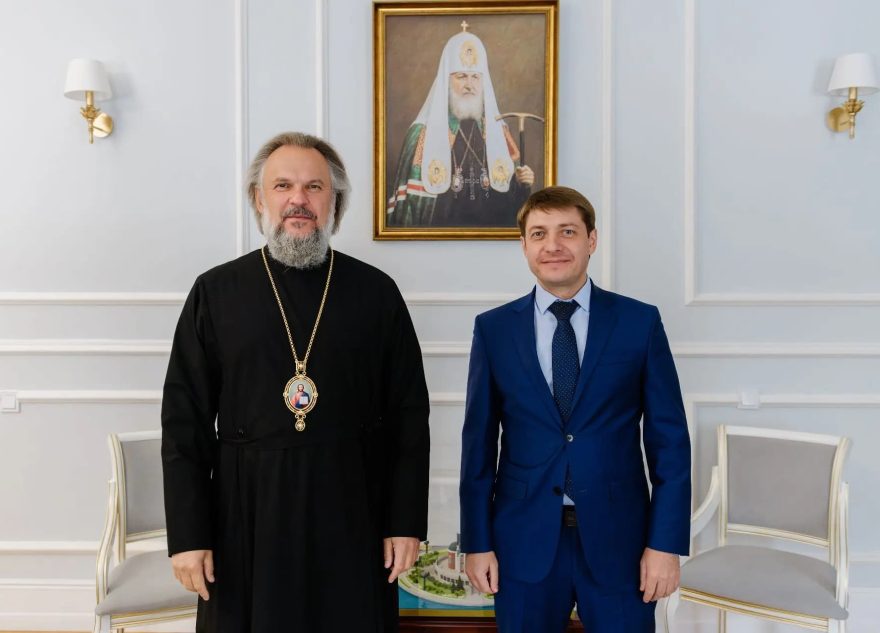 Руководитель ТвГУ Дмитрий Беспалов и митрополит Амвросий обсудили развитие духовно-нравственного воспитания молодежи