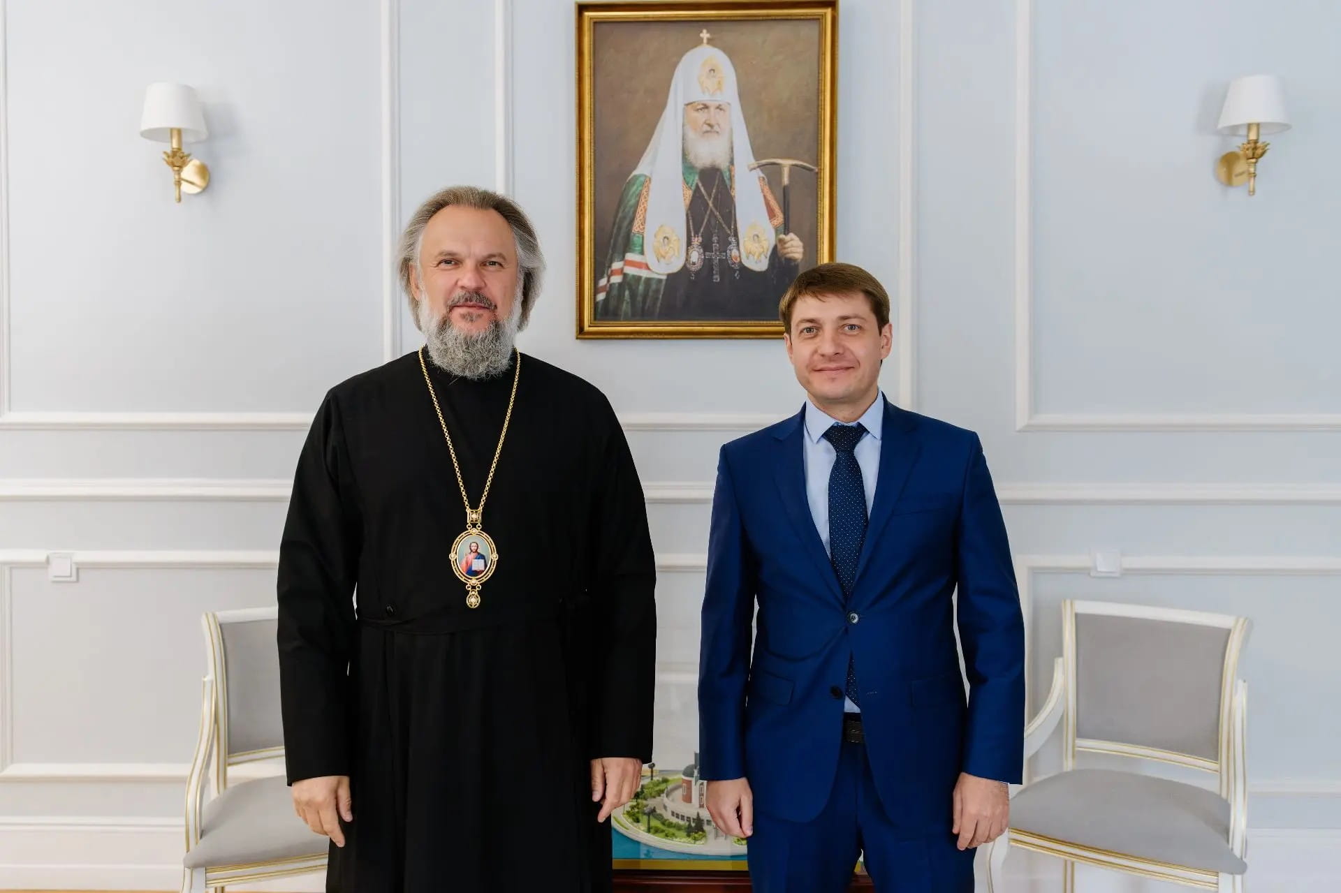 Руководитель ТвГУ Дмитрий Беспалов и митрополит Амвросий обсудили развитие духовно-нравственного воспитания молодежи