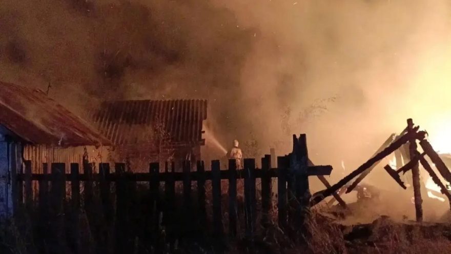 При тушении пожара в Тверской области нашли труп мужчины