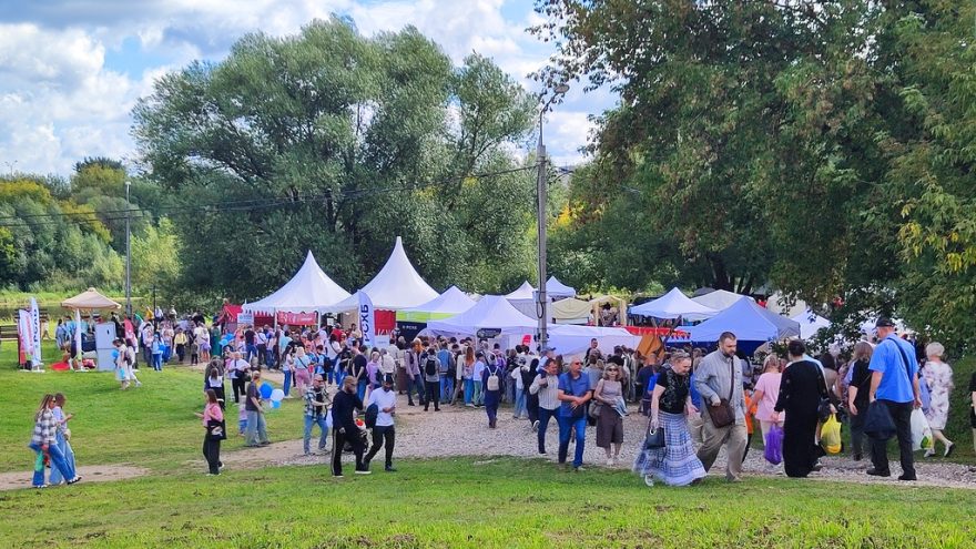 В центре Твери проходит гастрономический фестиваль «Верхневолжье»