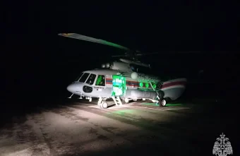 Вертолёт МЧС доставил ребёнка в тверскую больницу МЧС