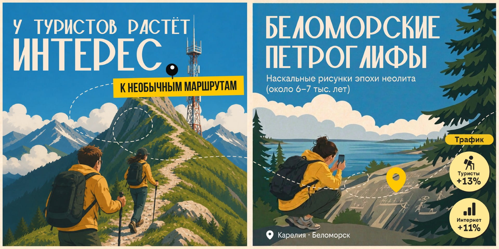 Число клиентов Билайна, посетивших Калязинскую колокольню, выросло на 14%