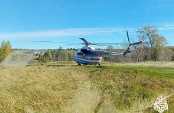 Ребенка экстренно доставили в Тверь на вертолете вертолете