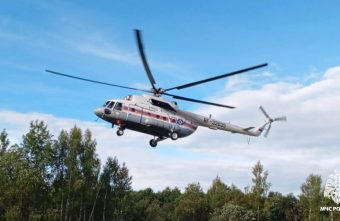 В Тверской области пациента транспортировали на вертолёте санитарной авиации санитарной