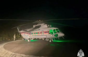 Пациентку доставили в Тверь на вертолёте санитарной авиации авиации