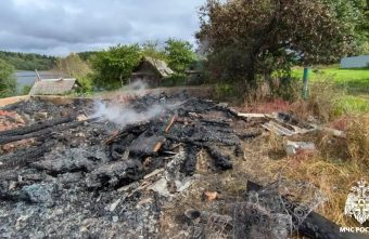 На пожаре в Тверской области погибли два человека погибли