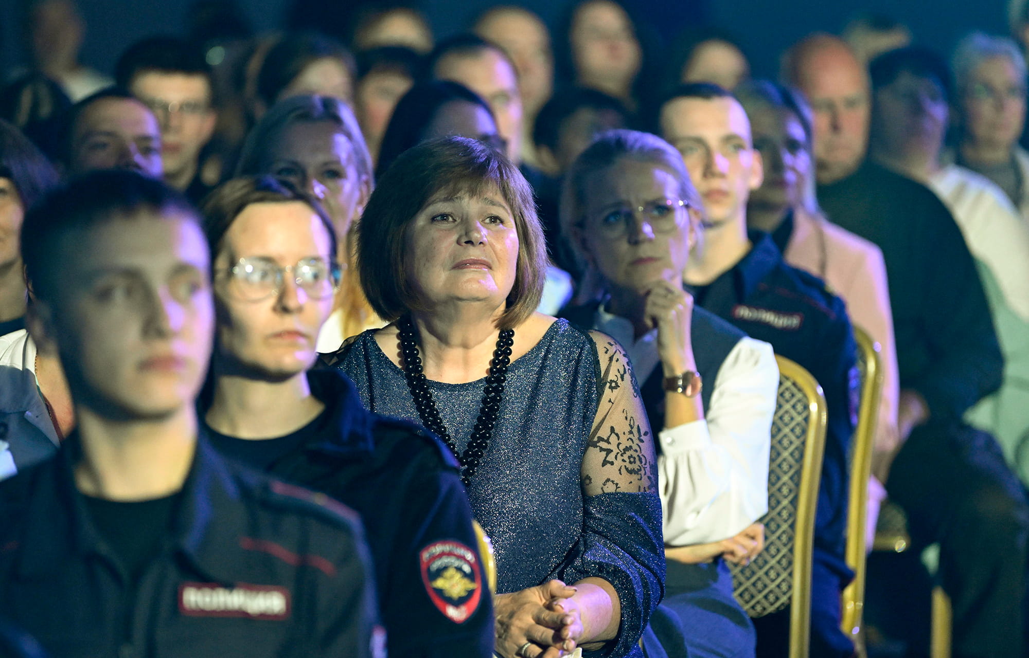 Виталий Королев и Владимир Васильев вместе с жителями Твери стали зрителями программы, посвященной 20-летию Центрального концертного оркестра полиции МВД РФ