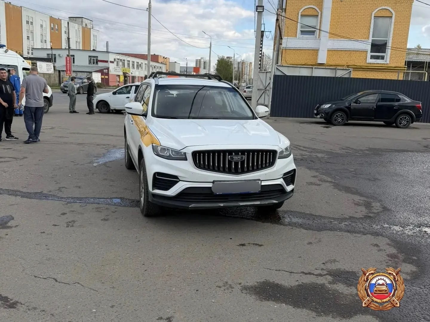 попал